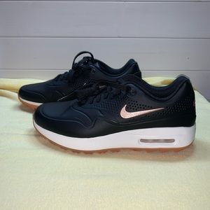 NEW Women’s Nike Air Max 1g Golf Shoes Black/Bronz